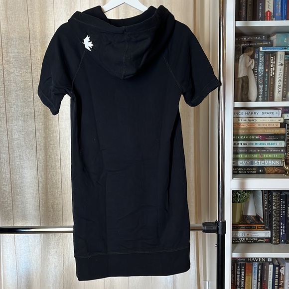 Roots tshirt dockside dress in black - Picture 3 of 3